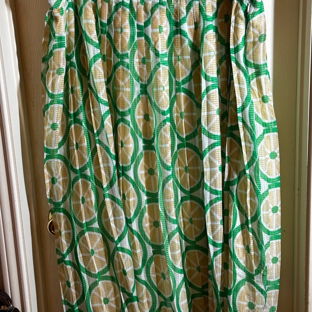 ModCloth Green and Yellow Patterned Women's Skirt